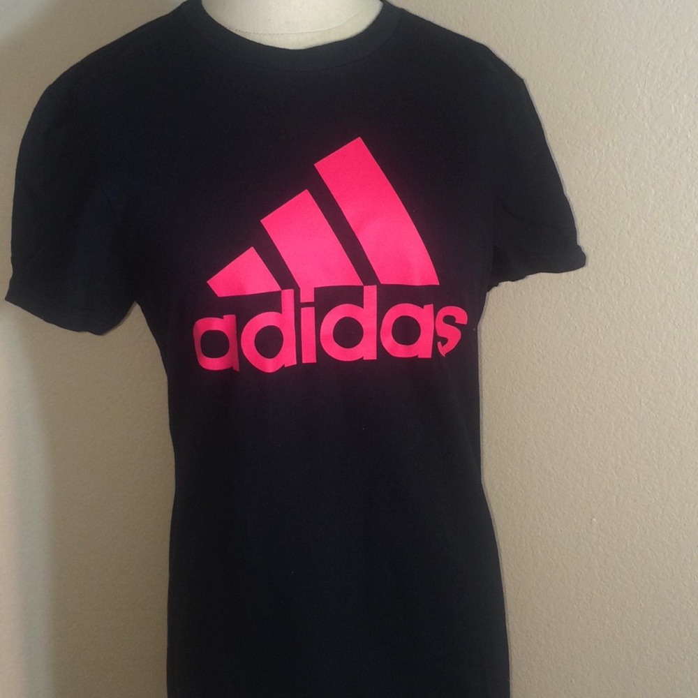 Adidas Climalite Shott Sleeve Tee dark pink